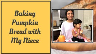 Baking Pumpkin Bread with My Niece | Seattle Diaries | Telugu Vlogs