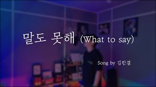 김한결(Kim Han Kyul) - 말도 못해(What to say)