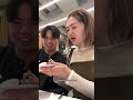 eating conveyer belt sushi in Korea 🍣 part 1 #shorts