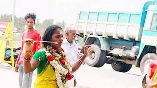 கோவை ஸ்ரீ பொங்காளியம்மன் கோவிலில் அலகு குத்துதல்