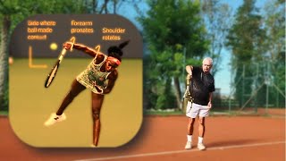 Serve Faster- A detailed look at the relationship of the arm and shoulder in the service