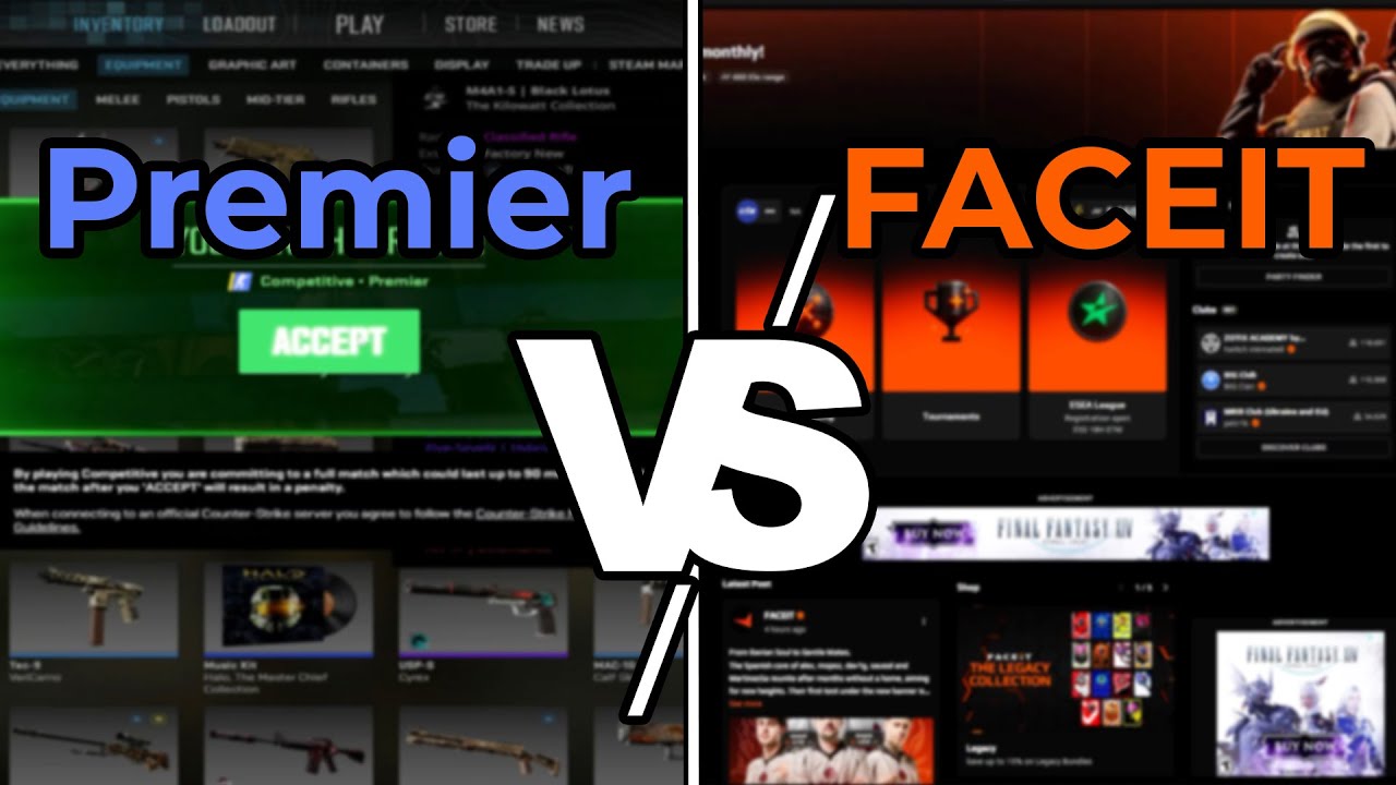 Premier Vs Faceit Which Should You Play Youtube