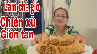 🇺🇸Cách Làm Chả Giò Chiên Xù. Rất Giòn . Thơn Ngon
