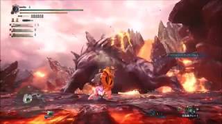 【ＭＨＷ】ベヒーモス　ガンランス　フルバースト型おススメです　手負いの魔獣　モンスターハンターワールド