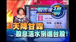 股市現場*鄭明娟20180808-1【台股有配息活水!台灣是寶島?升息+貿易戰影響】(林隆炫×孫慶龍)