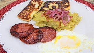 Como hacer Mangu con Los Tres Golpes en Español!