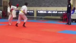 Goshukan karate Gurshauwn Julies winning his first TROPHY