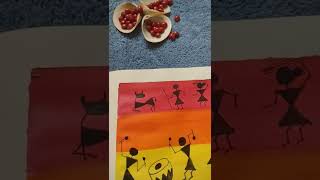 #warli art #shorts #satisfying video