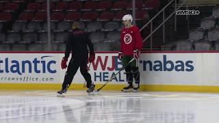 On the Ice With Dano \u0026 Sal: Pinching With Damon Severson | New Jersey Devils Game Night