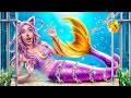 How to Become a Mermaid? From Nerd Catnap to Mermaid! Extreme Makeover in Jail!