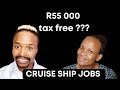 Cruise ship jobs for South Africans I Professional Waiter Salary I CV Tips I S3 I EP 5