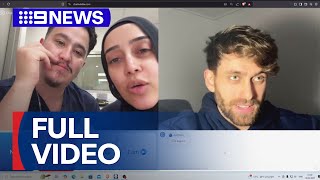 Israeli influencer hands police full video of Bankstown nurses | 9 News Australia