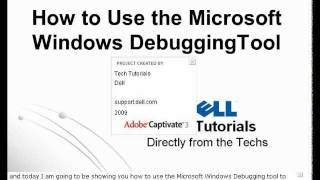 HOW TO ANALYSE MINIDUMP INFO BY DEBUGGING TOOL.avi