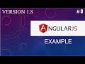 angular js tutorials #3 - Hello World Example