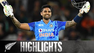Sky Century Lights Up Bay Oval | SHORT HIGHLIGHTS | BLACKCAPS v India | Bay Oval
