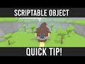 Better Scriptable Object EDITING | Unity Quick Tips