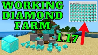 Working 1.17 Minecraft Diamond Farm, Easy Tutorial (Java/Bedrock/MCPE/PS4/XBOX/Windows)