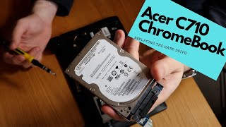 Acer C710 ChromeBook Hard Drive Replacement