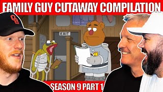 Family Guy Cutaway Compilation Season 9 (Part 1) REACTION | OFFICE BLOKES REACT!!