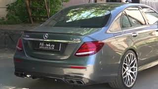 Спортивная выхлопная система на Mercedes E63 AMG W213