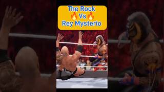 wwe2k22 the rock vs rey mysterio #short #shorts #youtubeshorts #trending #wwe #shortvideo