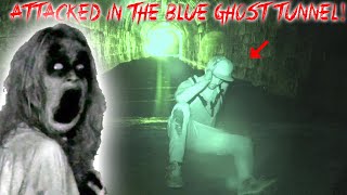 THE HAUNTED BLUE GHOST TUNNEL GONE TERRIBLY WRONG (ATTACKED)