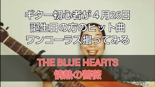 ギター初心者が４月26日誕生日の方のヒット曲ワンコーラス撮ってみる