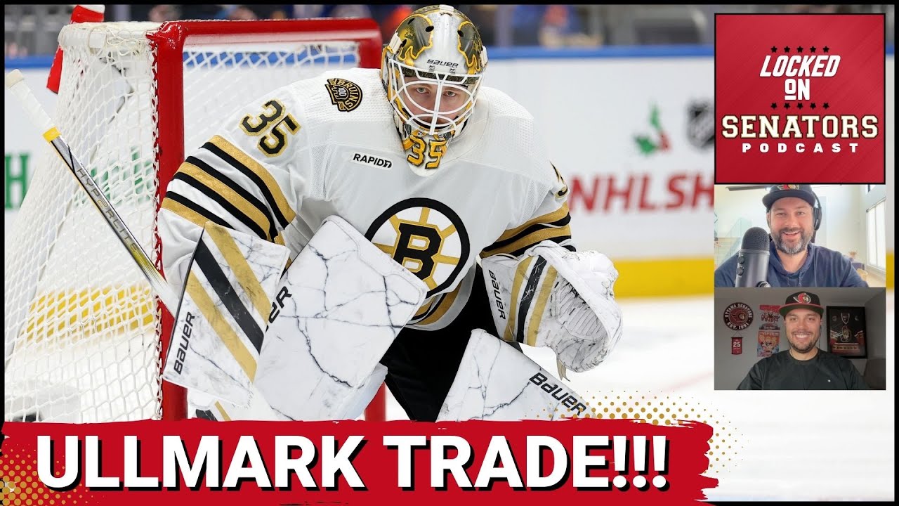 Ottawa Senators Acquire Reigning Vezina Trophy Winner Linus Ullmark ...