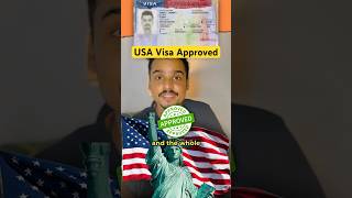 My USA Visa Approved for 10 Years | US Visa Interview Questions and Answers #shorts #news #USVisa