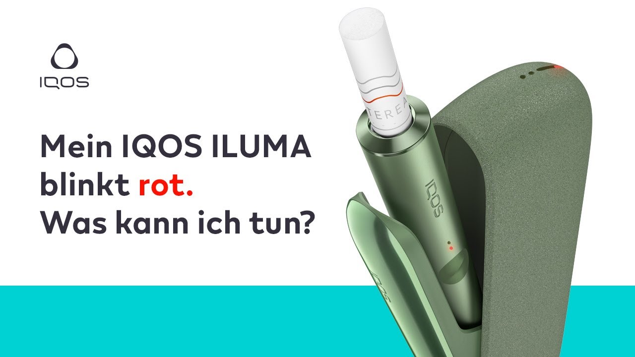 Mein IQOS ILUMA Blinkt Rot. Was Kann Ich Tun? | IQOS Support - YouTube