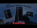 FREE FiveM Script - Change Personal Weather