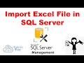2. Import Excel File in SQL Server | Import EXCEL to SQL SERVER | SQL Tutorials for Beginners