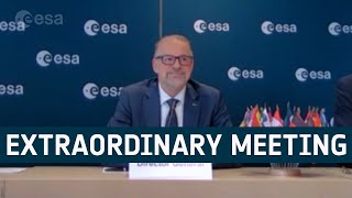 Media session - ESA Council extraordinary meeting