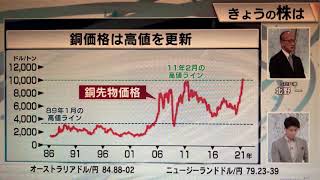 再び商品市況上昇→金利上昇→グロース株下落へ