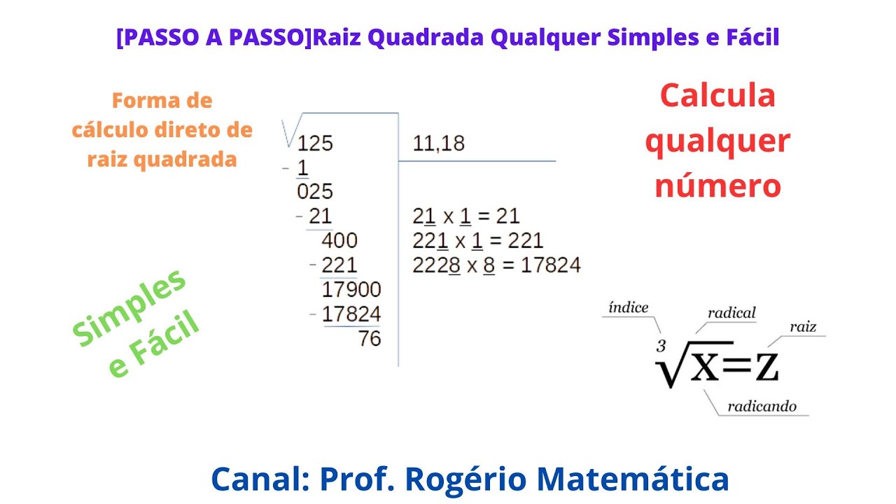 Como Se Calcular Uma Raiz Quadrada Dibujos Cute Para Imprimir