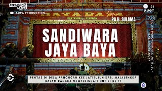 Sandiwara Jaya Baya Pentas Ds Panongan Jatitujuh  Majalengka  Dalam Rangka Memperingati HUT RI KE 77