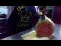 How to Cut Watermelon Christmas Trees