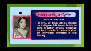 Let's Get to Know the Mother of Philippine Folk Dancing; Francisca Reyes Aquino.