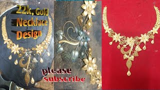 22k Gold Necklace Making Jewellery Making Process l Learn How to Make This Necklace