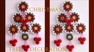 Ideas de Navidad 2019 árbol colgante de argollas Christmas decor