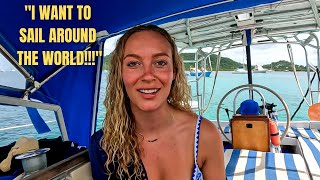 She Joined A Strangers Sailboat In A Foreign Country!  (1st Week \u0026 1st YouTube Video!)