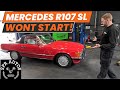 Mercedes R107 SL, CRANK WONT START, MULTIPLE ISSUES, PARTS NOT AVAILABLE, ONE THING AFTER ANOTHER!