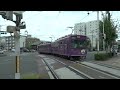 【路面電車動画】京福電鉄１５４　つりかけの音　モボ６２１形＋モボ６３１形