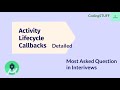 Activity Lifecycle  : Most Important  Interview Topic Explained in Detail ( Android Development )