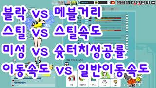 프리스타일2 스능vs스속,  블능vs메블거리 , 이속vs일반이속 , 3성vs슛터치 뭐가 더 좋은가?