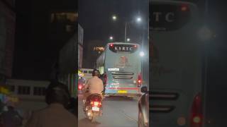 KSRTC Ambaari Utsav Volvo B8r Multi Axle Sleeper exiting Mangalore towards Bangalore