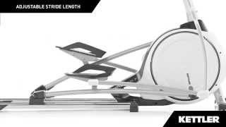 Kettler Crosstrainer Adjustable Stride Length Animation