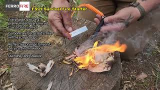 FERROFIRE FS91 fire starter reviewed by Makers Movement