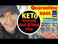 KETO Walmart & Aldi Quarantine Grocery Haul With Meal Plan