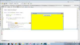 Basic Java 4 - Creating a GUI